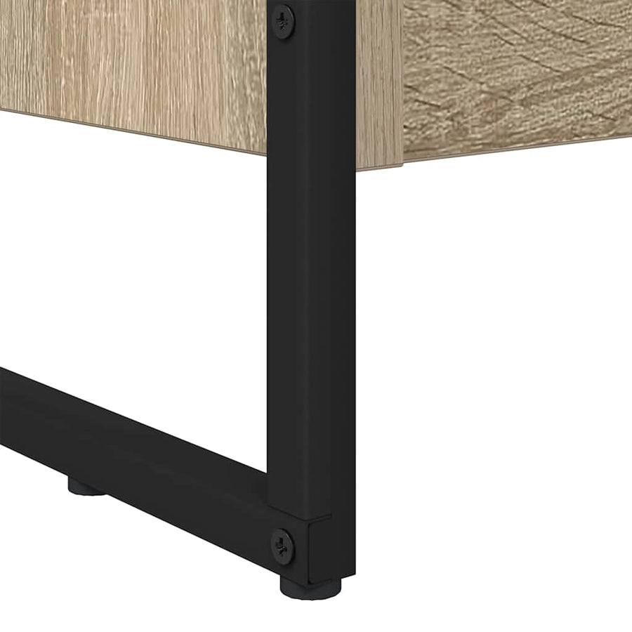 Boekenkast Sonoma 80 x 30 x 155 cm Bewerkt hout