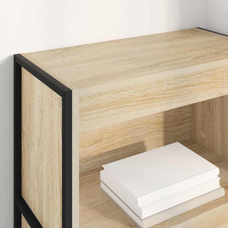 Boekenkast Sonoma 80 x 30 x 155 cm Bewerkt hout