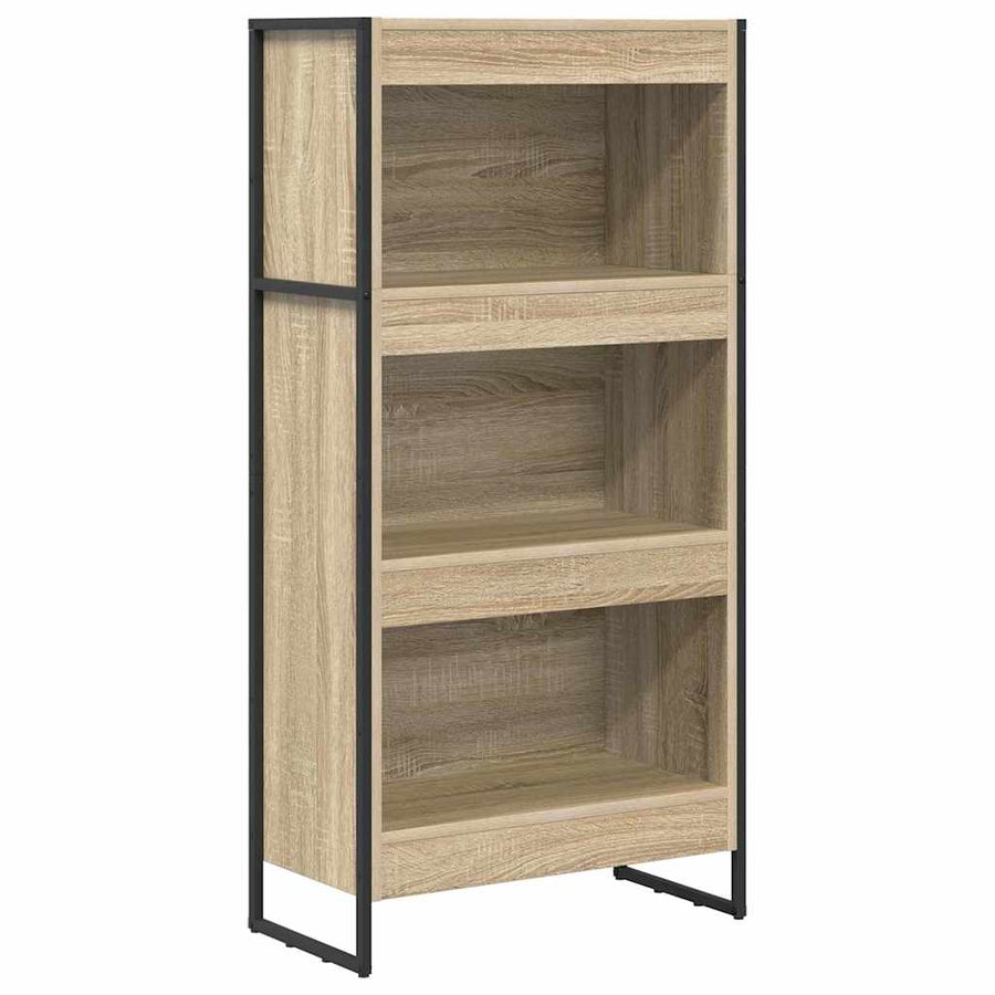 Boekenkast Sonoma 80 x 30 x 155 cm Bewerkt hout