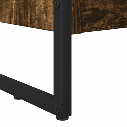 Boekenkast Rook Eik 80 x 30 x 155 cm Bewerkt hout