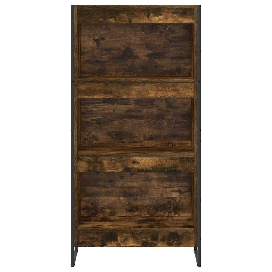 Boekenkast Rook Eik 80 x 30 x 155 cm Bewerkt hout