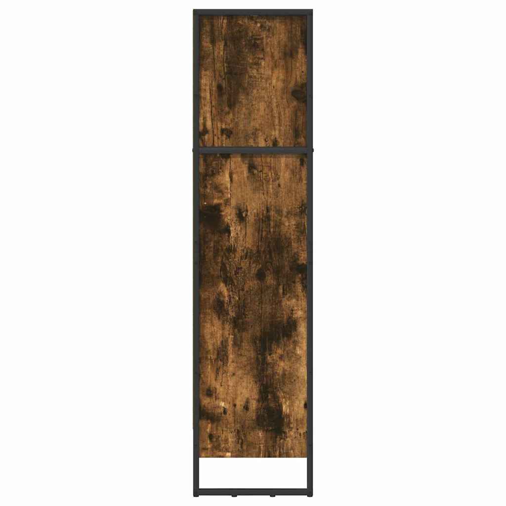Boekenkast Rook Eik 80 x 30 x 155 cm Bewerkt hout