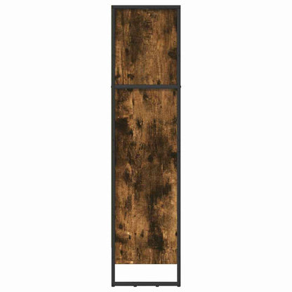 Boekenkast Rook Eik 80 x 30 x 155 cm Bewerkt hout