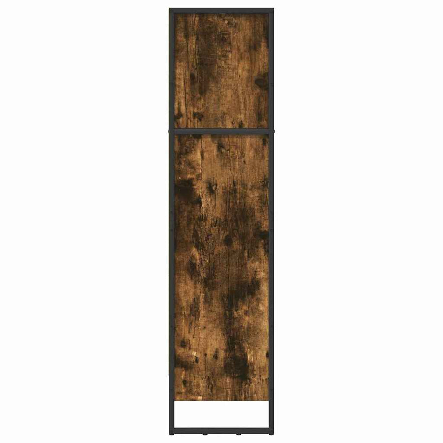 Boekenkast Rook Eik 80 x 30 x 155 cm Bewerkt hout