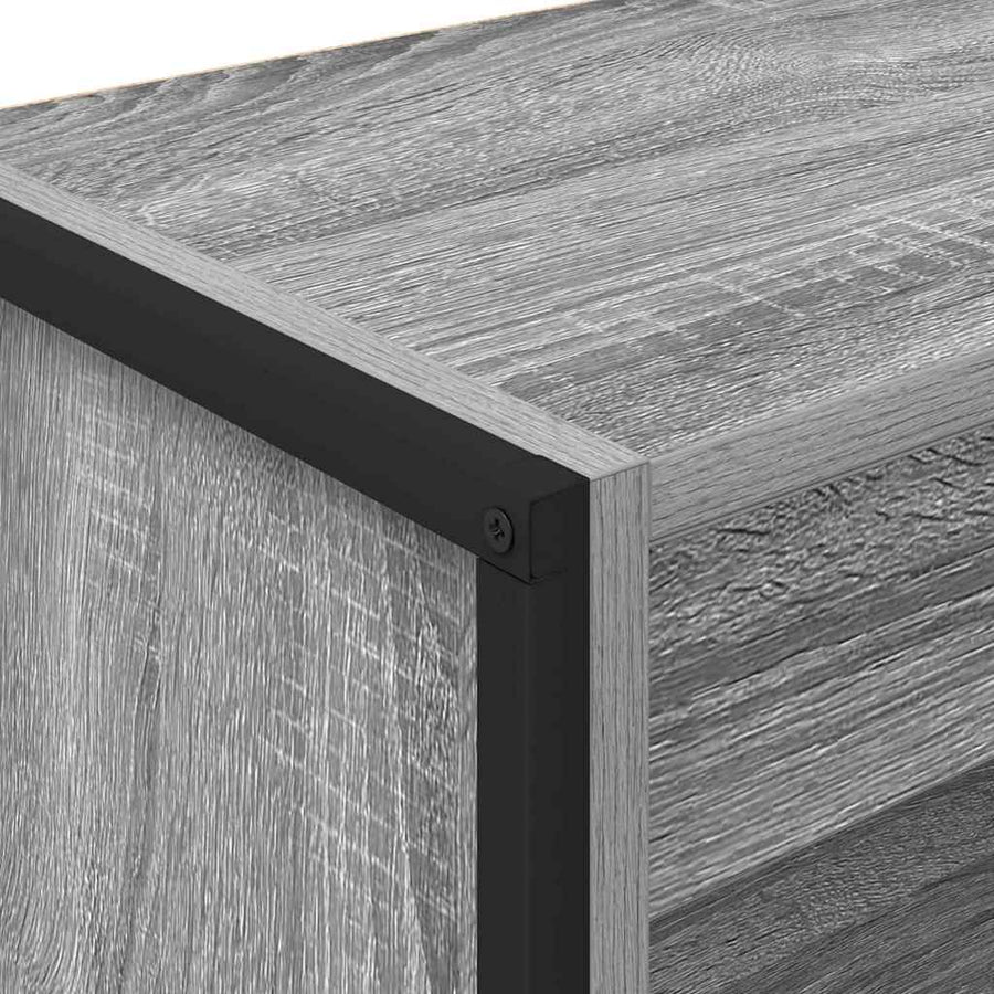 Boekenkast Grijs Sonoma 80 x 30 x 155 cm Bewerkt hout