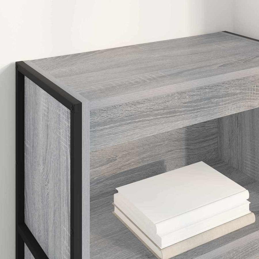 Boekenkast Grijs Sonoma 80 x 30 x 155 cm Bewerkt hout