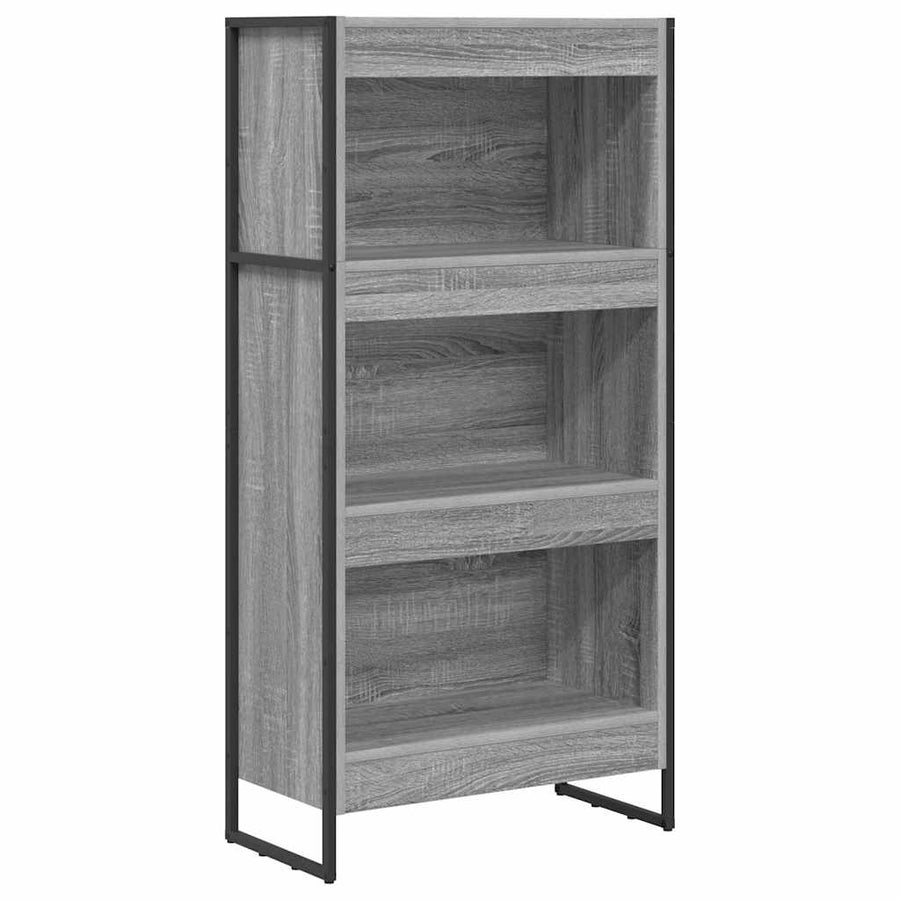 Boekenkast Grijs Sonoma 80 x 30 x 155 cm Bewerkt hout