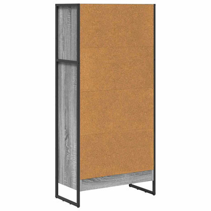 Boekenkast Grijs Sonoma 80 x 30 x 155 cm Bewerkt hout