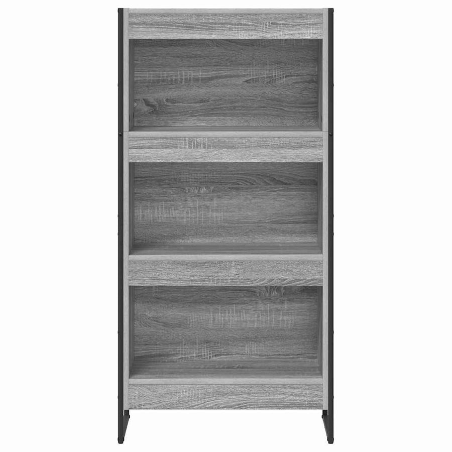 Boekenkast Grijs Sonoma 80 x 30 x 155 cm Bewerkt hout