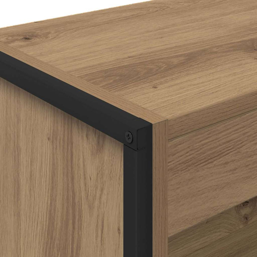 Boekenkast Ambachtelijk eiken 80 x 30 x 155 cm Bewerkt hout