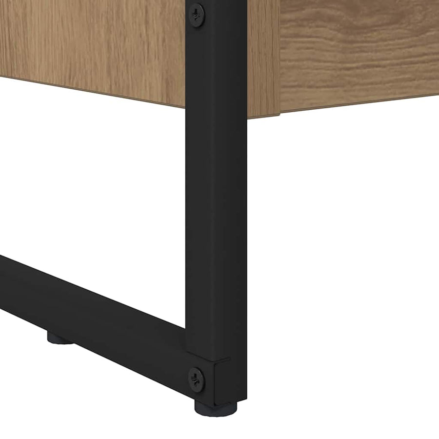 Boekenkast Ambachtelijk eiken 80 x 30 x 155 cm Bewerkt hout
