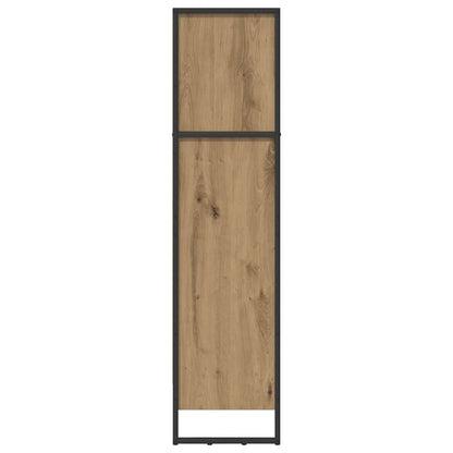 Boekenkast Ambachtelijk eiken 80 x 30 x 155 cm Bewerkt hout
