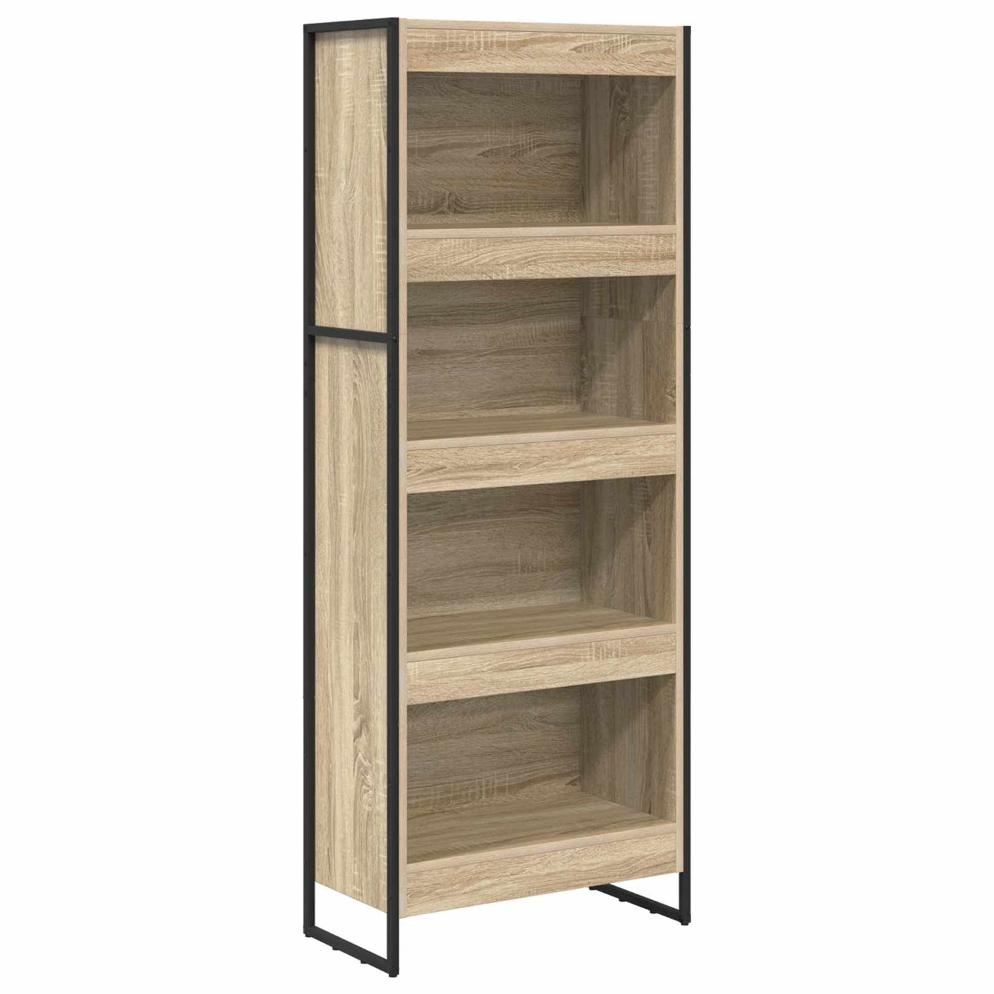Boekenkast Sonoma 80 x 30 x 155 cm Bewerkt hout