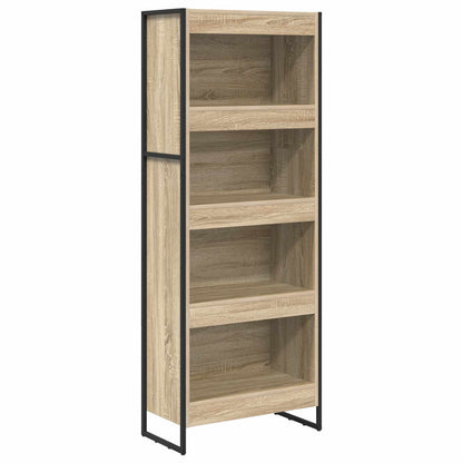 Boekenkast Sonoma 80 x 30 x 155 cm Bewerkt hout