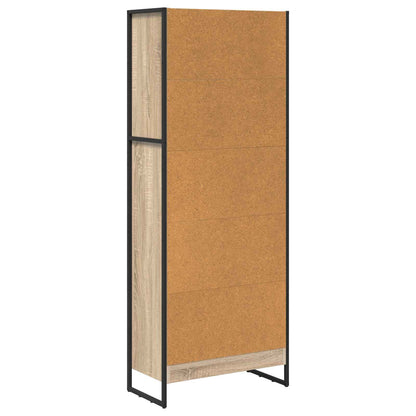 Boekenkast Sonoma 80 x 30 x 155 cm Bewerkt hout