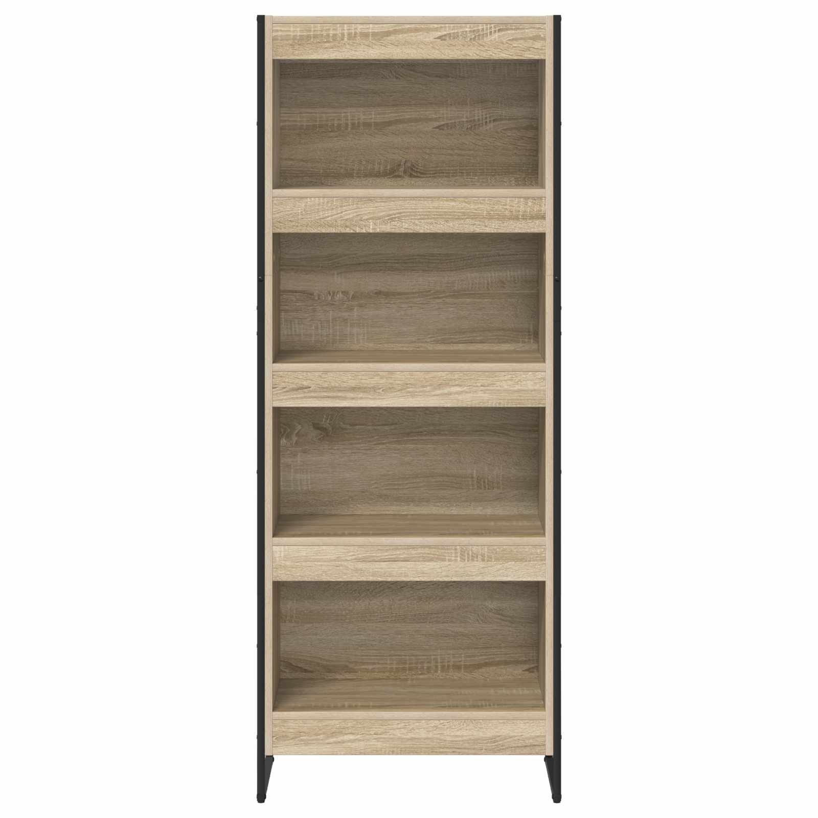 Boekenkast Sonoma 80 x 30 x 155 cm Bewerkt hout