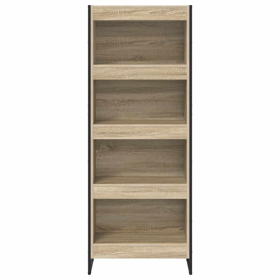 Boekenkast Sonoma 80 x 30 x 155 cm Bewerkt hout