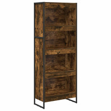 Boekenkast Rook Eik 80 x 30 x 155 cm Bewerkt hout