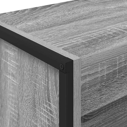 Boekenkast Grijs Sonoma 80 x 30 x 155 cm Bewerkt hout