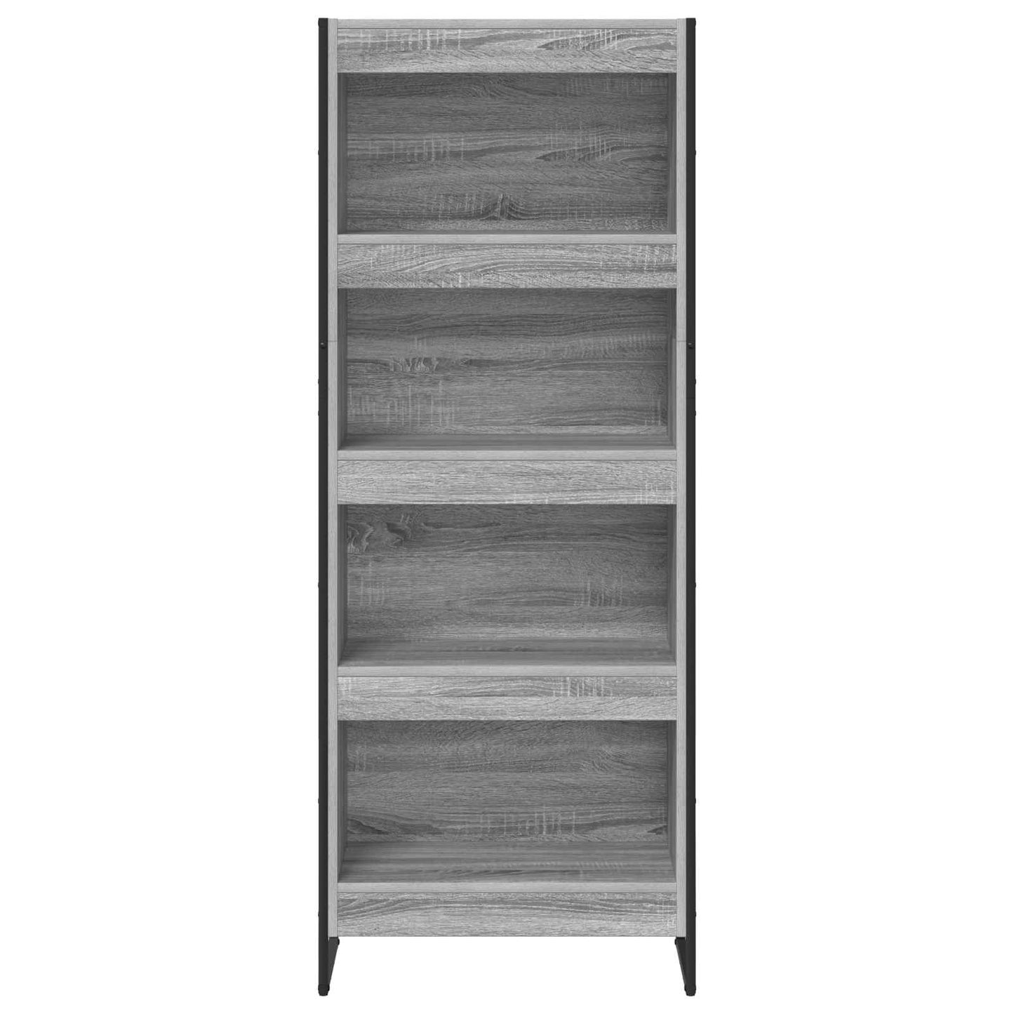 Boekenkast Grijs Sonoma 80 x 30 x 155 cm Bewerkt hout