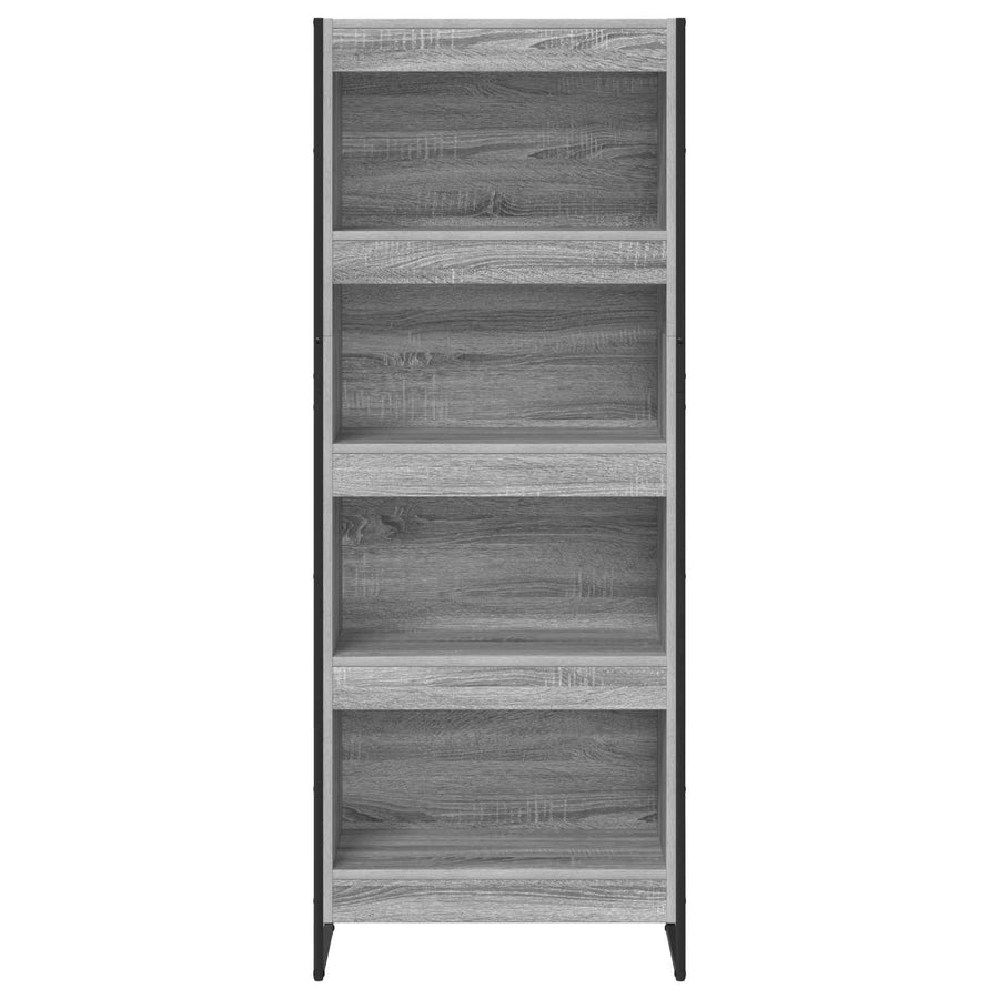 Boekenkast Grijs Sonoma 80 x 30 x 155 cm Bewerkt hout