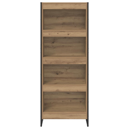 Boekenkast Ambachtelijk eiken 80 x 30 x 155 cm Bewerkt hout