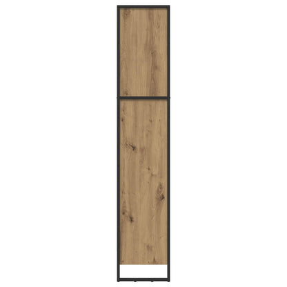 Boekenkast Ambachtelijk eiken 80 x 30 x 155 cm Bewerkt hout
