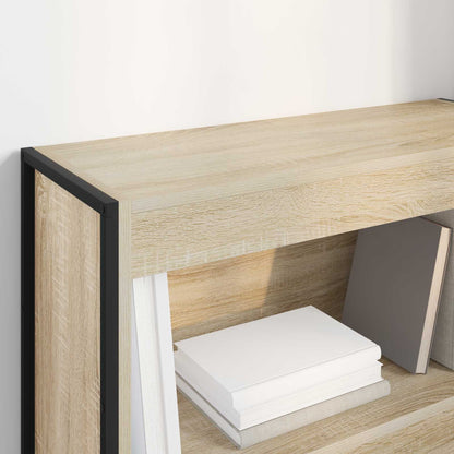 Boekenkast Sonoma 80 x 30 x 155 cm Bewerkt hout