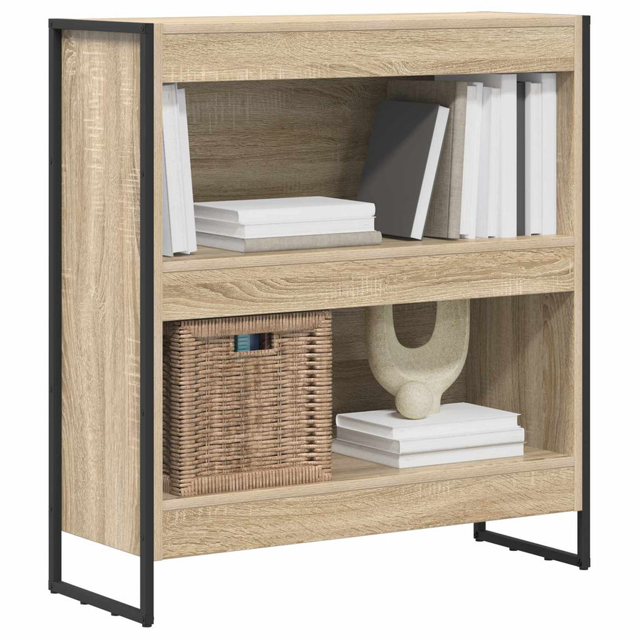 Boekenkast Sonoma 80 x 30 x 155 cm Bewerkt hout