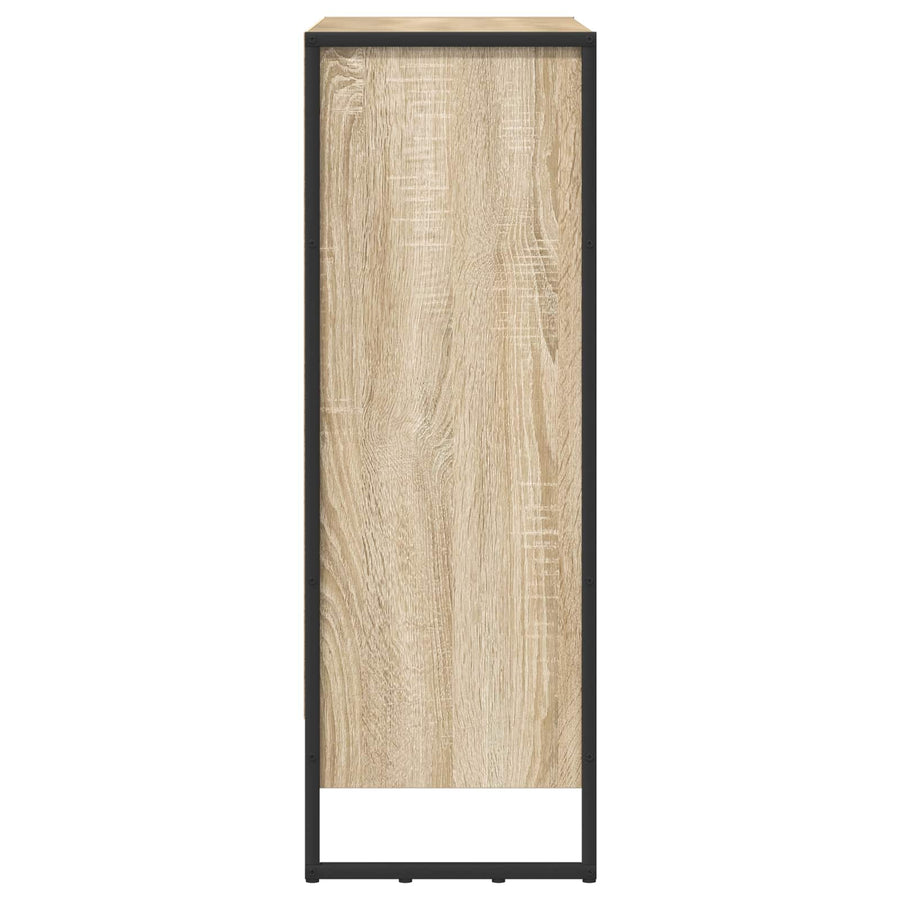 Boekenkast Sonoma 80 x 30 x 155 cm Bewerkt hout