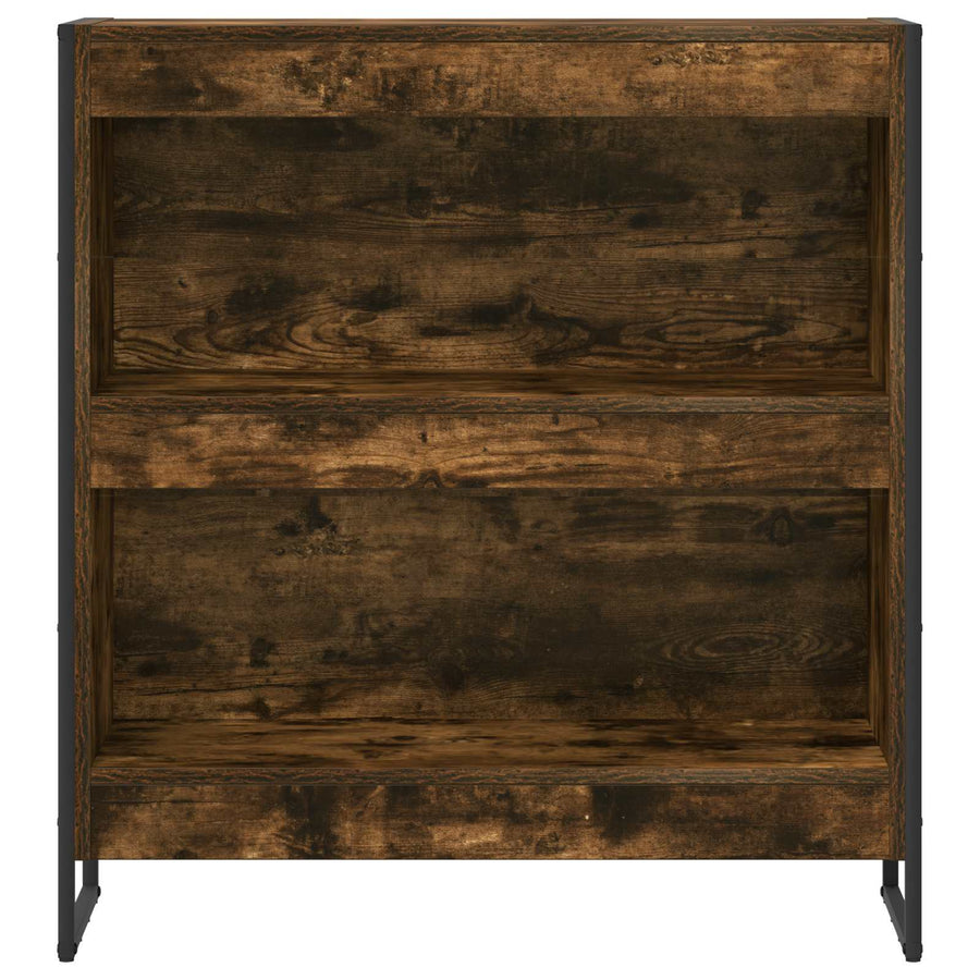Boekenkast Rook Eik 80 x 30 x 155 cm Bewerkt hout