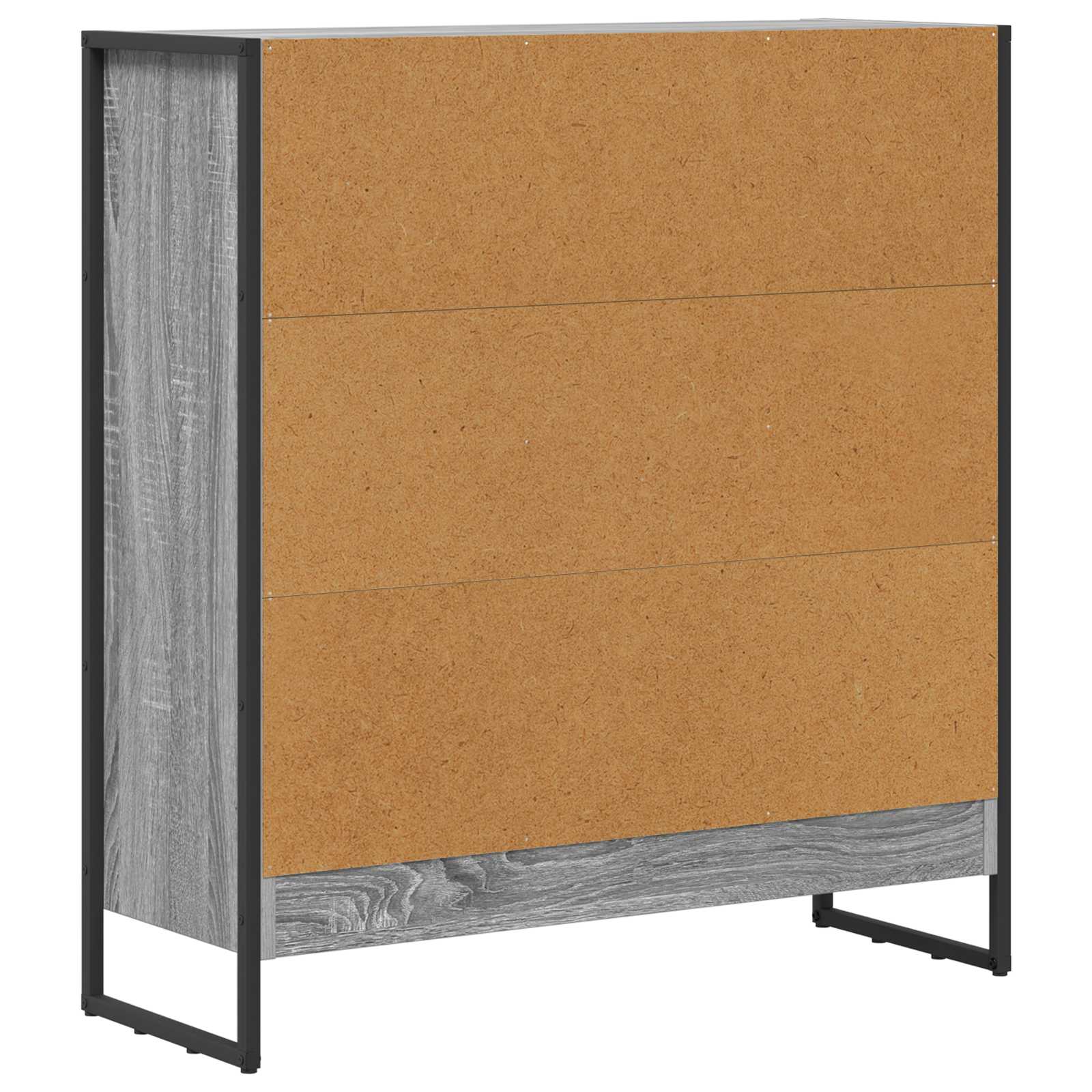 Boekenkast Grijs Sonoma 80 x 30 x 155 cm Bewerkt hout