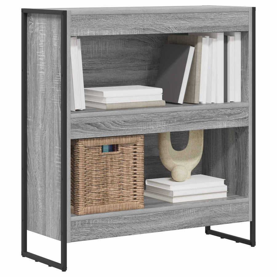 Boekenkast Grijs Sonoma 80 x 30 x 155 cm Bewerkt hout