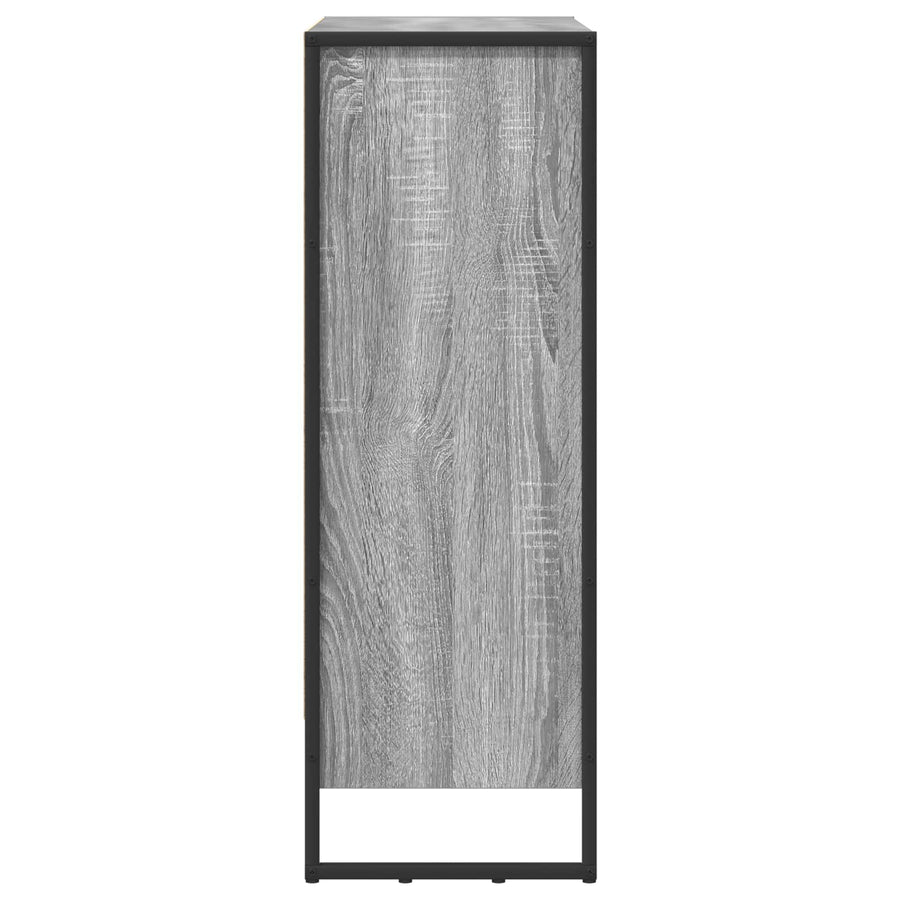 Boekenkast Grijs Sonoma 80 x 30 x 155 cm Bewerkt hout