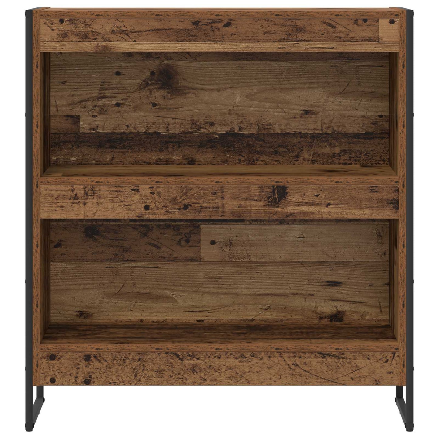 Boekenkast Oud Hout 80 x 30 x 155 cm Bewerkt hout