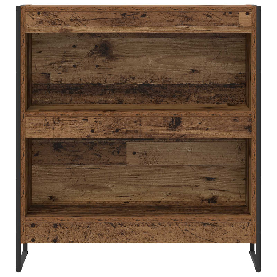 Boekenkast Oud Hout 80 x 30 x 155 cm Bewerkt hout