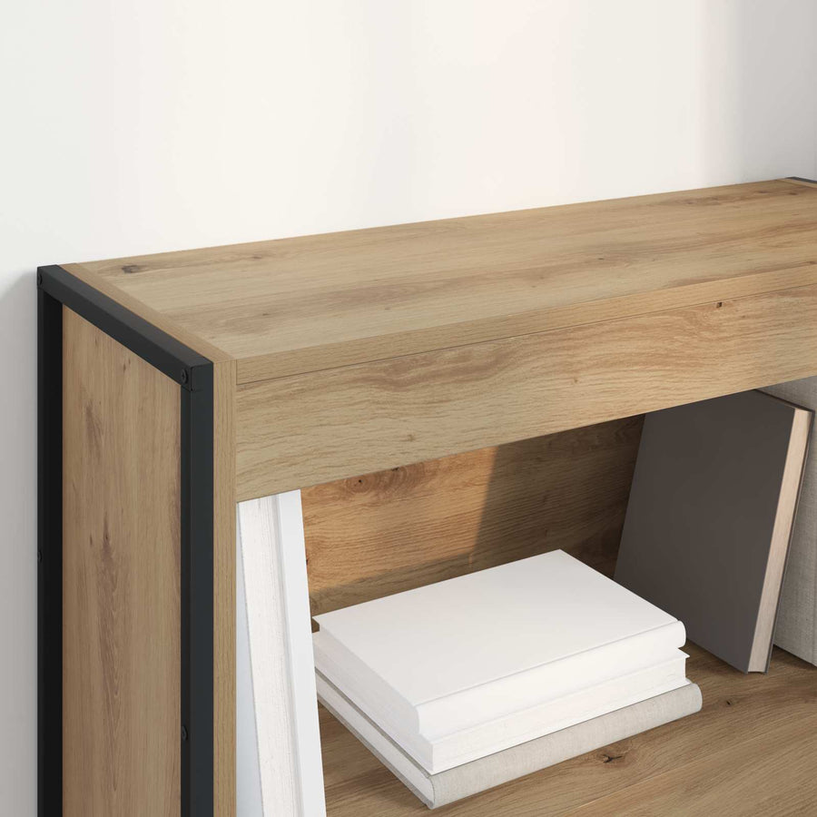 Boekenkast Ambachtelijk eiken 80 x 30 x 155 cm Bewerkt hout