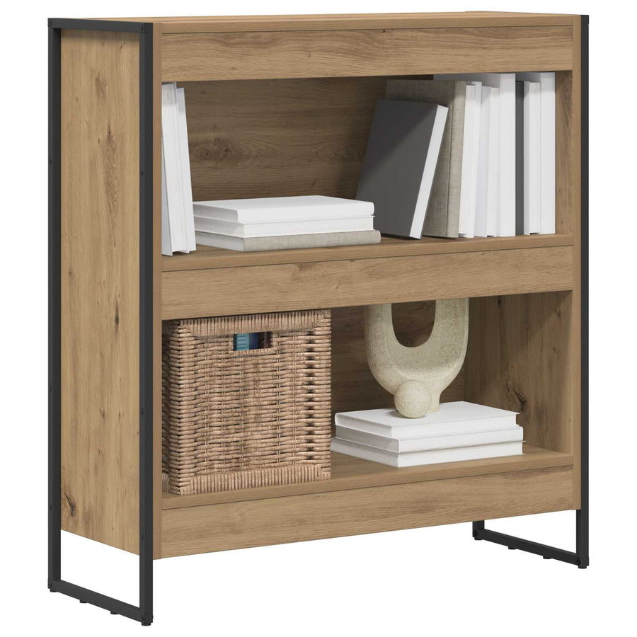 Boekenkast Ambachtelijk eiken 80 x 30 x 155 cm Bewerkt hout