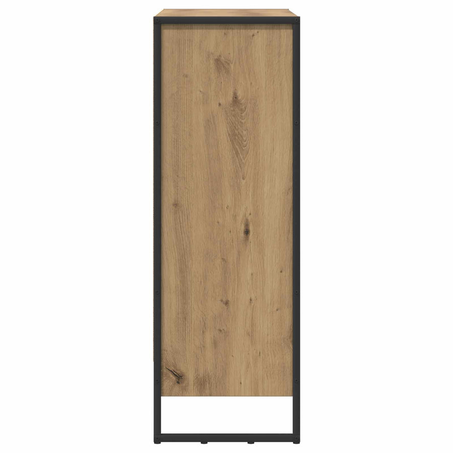 Boekenkast Ambachtelijk eiken 80 x 30 x 155 cm Bewerkt hout
