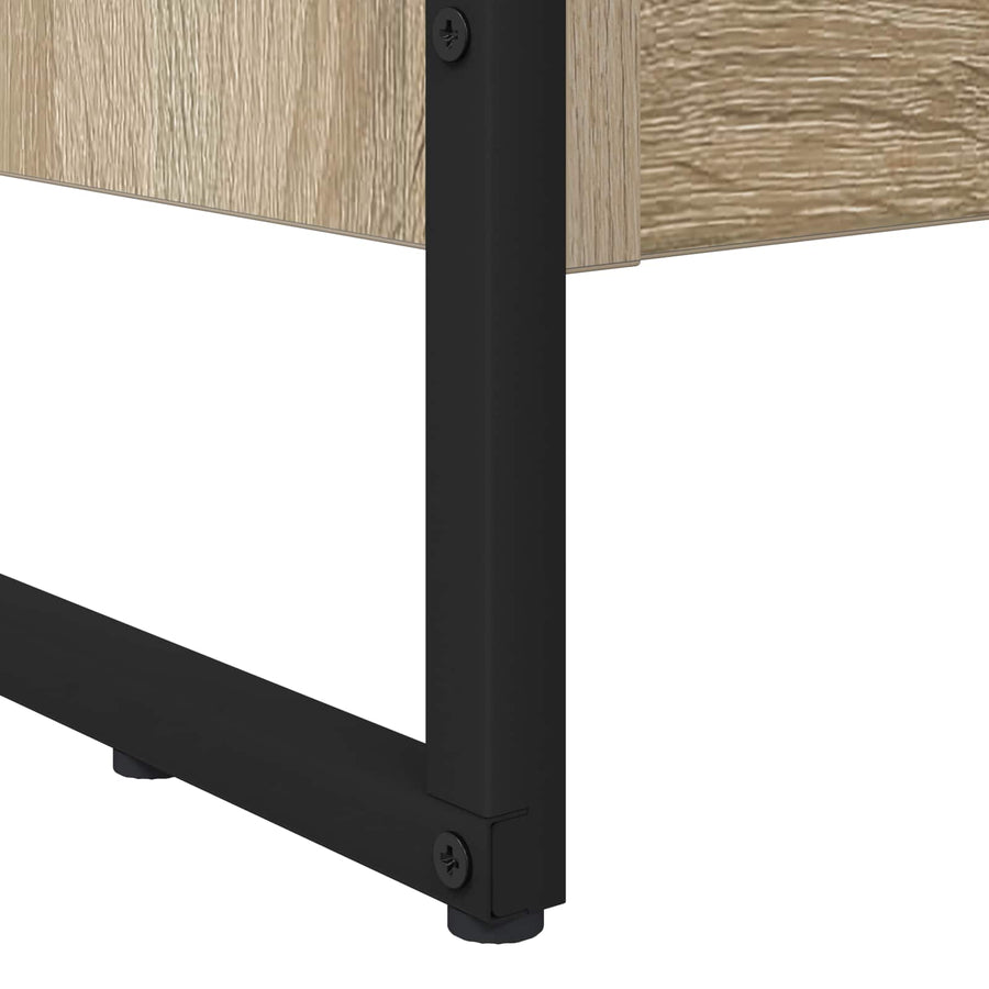 Boekenkast Sonoma 80 x 30 x 155 cm Bewerkt hout