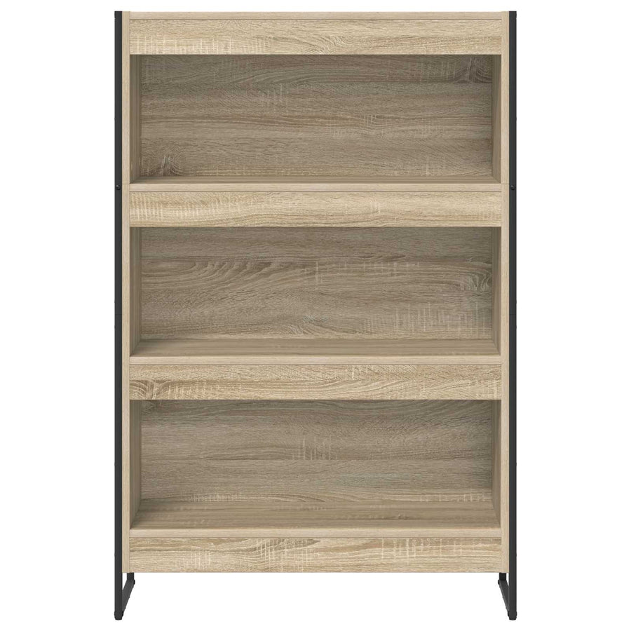 Boekenkast Sonoma 80 x 30 x 155 cm Bewerkt hout
