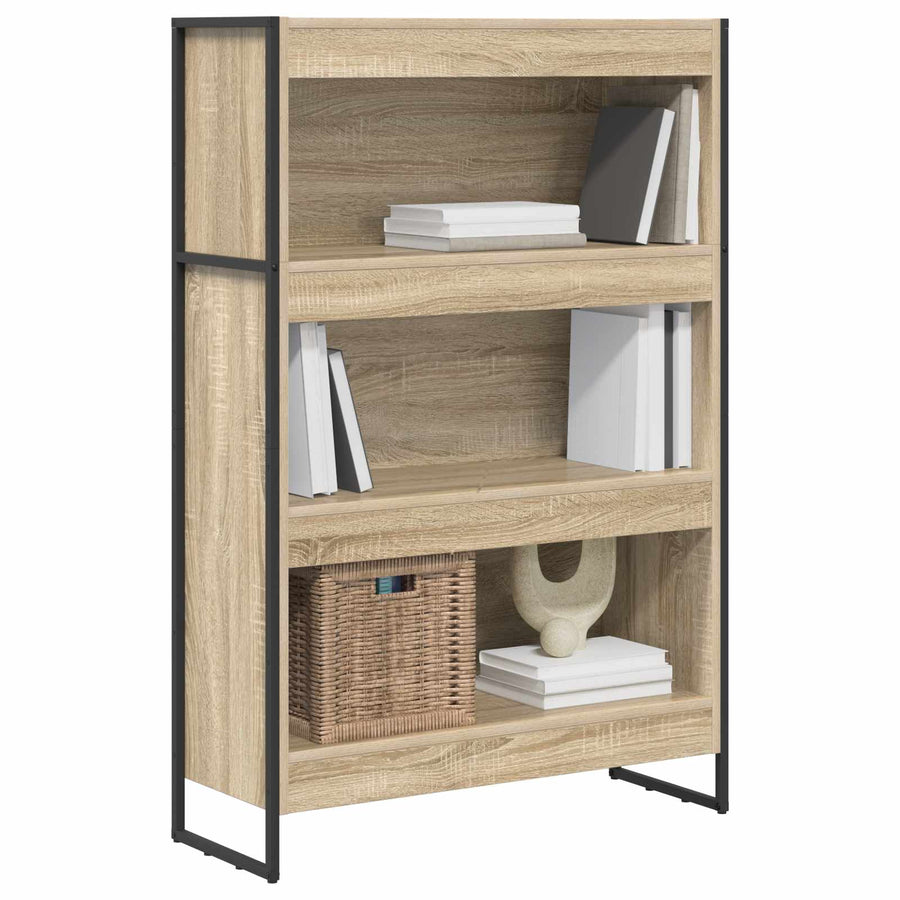 Boekenkast Sonoma 80 x 30 x 155 cm Bewerkt hout
