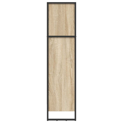Boekenkast Sonoma 80 x 30 x 155 cm Bewerkt hout