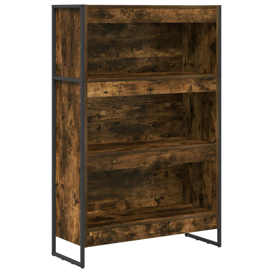 Boekenkast Rook Eik 80 x 30 x 155 cm Bewerkt hout