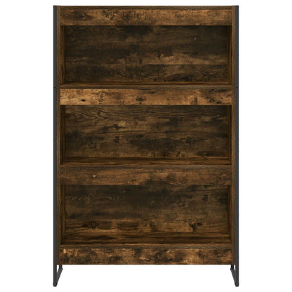 Boekenkast Rook Eik 80 x 30 x 155 cm Bewerkt hout