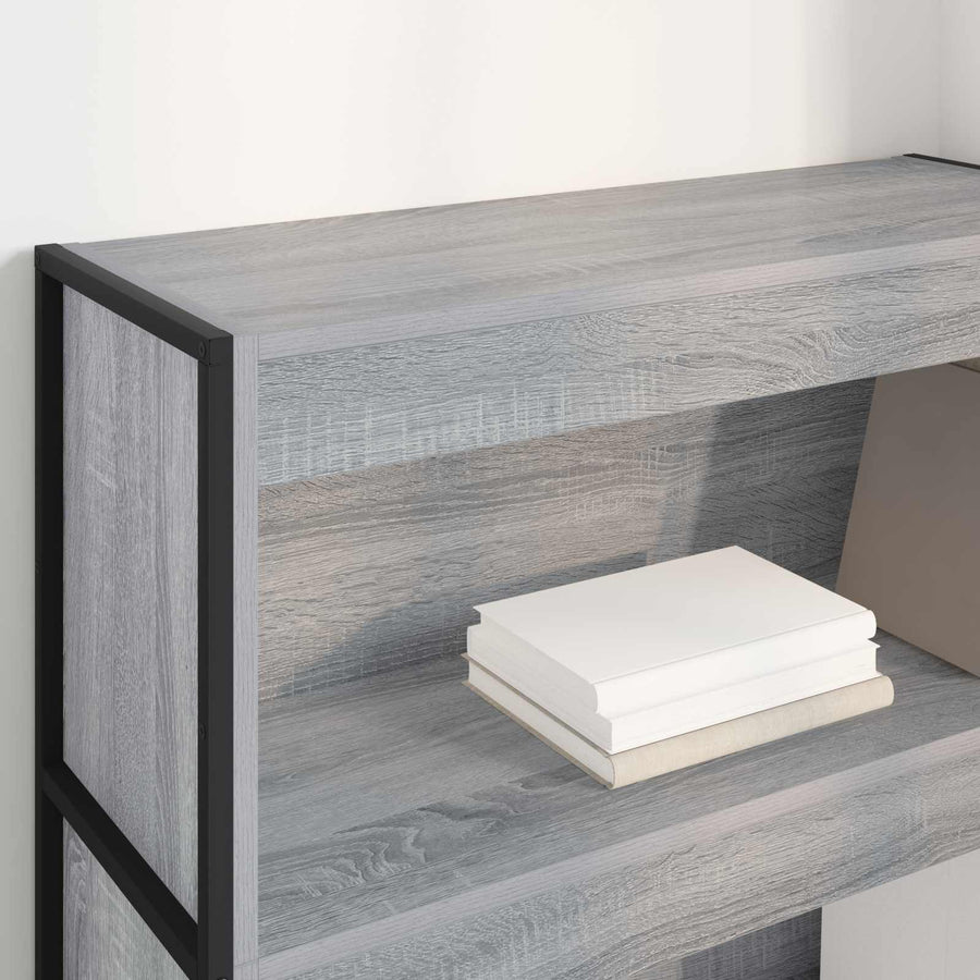 Boekenkast Grijs Sonoma 80 x 30 x 155 cm Bewerkt hout