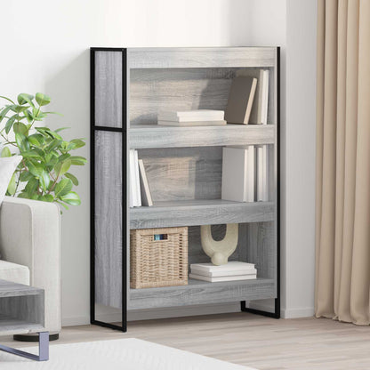 Boekenkast Grijs Sonoma 80 x 30 x 155 cm Bewerkt hout