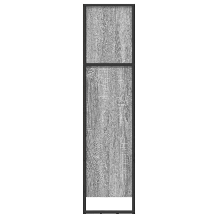Boekenkast Grijs Sonoma 80 x 30 x 155 cm Bewerkt hout