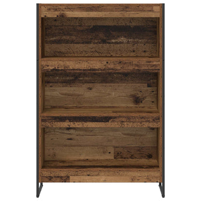 Boekenkast Oud Hout 80 x 30 x 155 cm Bewerkt hout