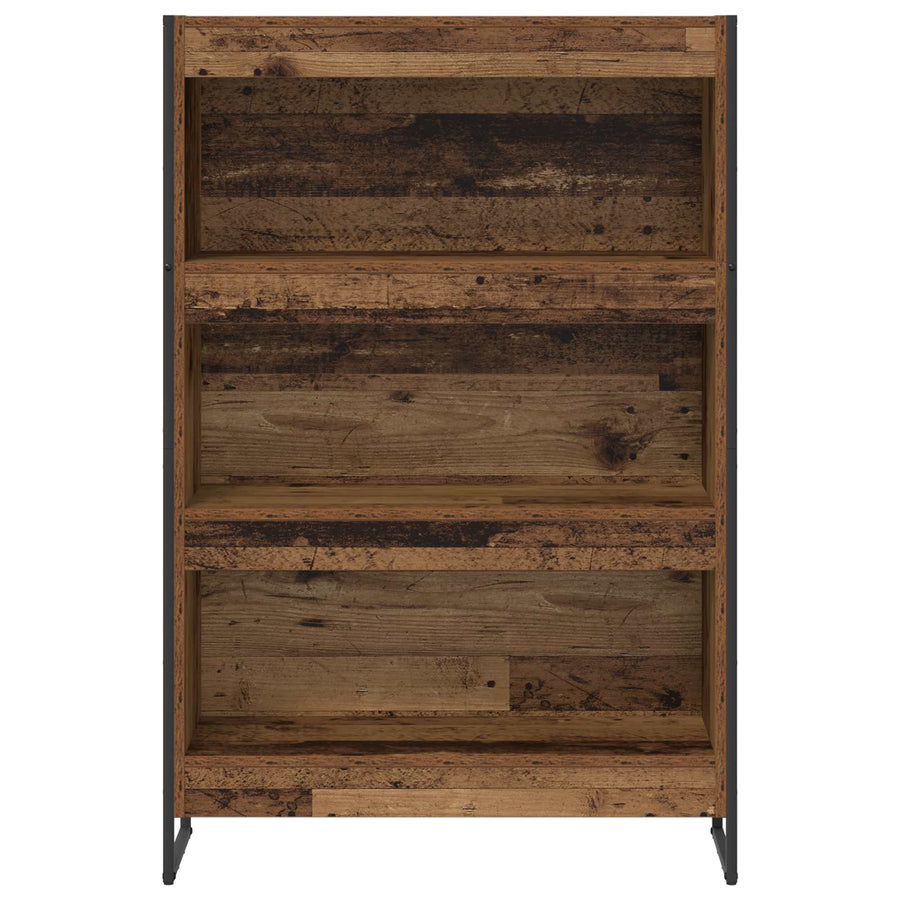 Boekenkast Oud Hout 80 x 30 x 155 cm Bewerkt hout